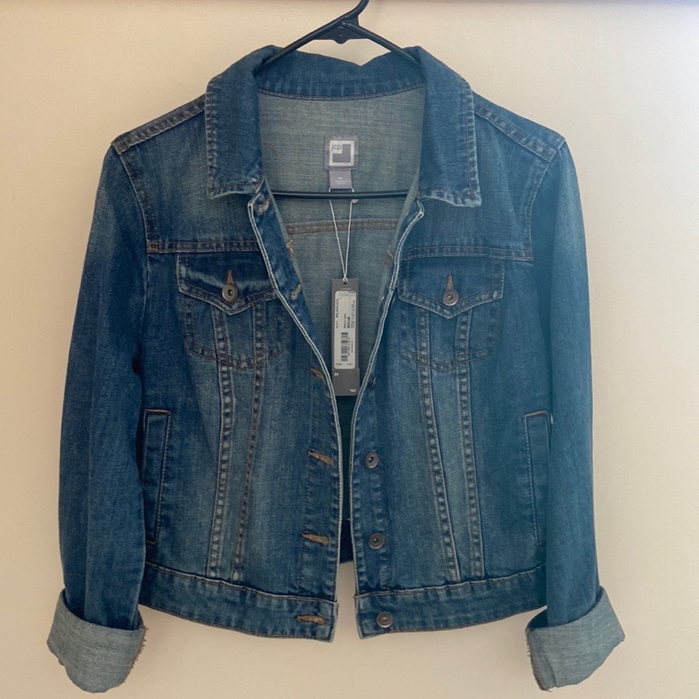 New with tag Jcp denim jacket